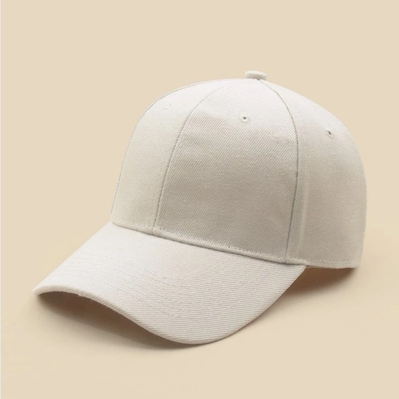 Accessories - ⚠️Clearance Solid Beige Casual Baseball Cap / Hat Unisex
